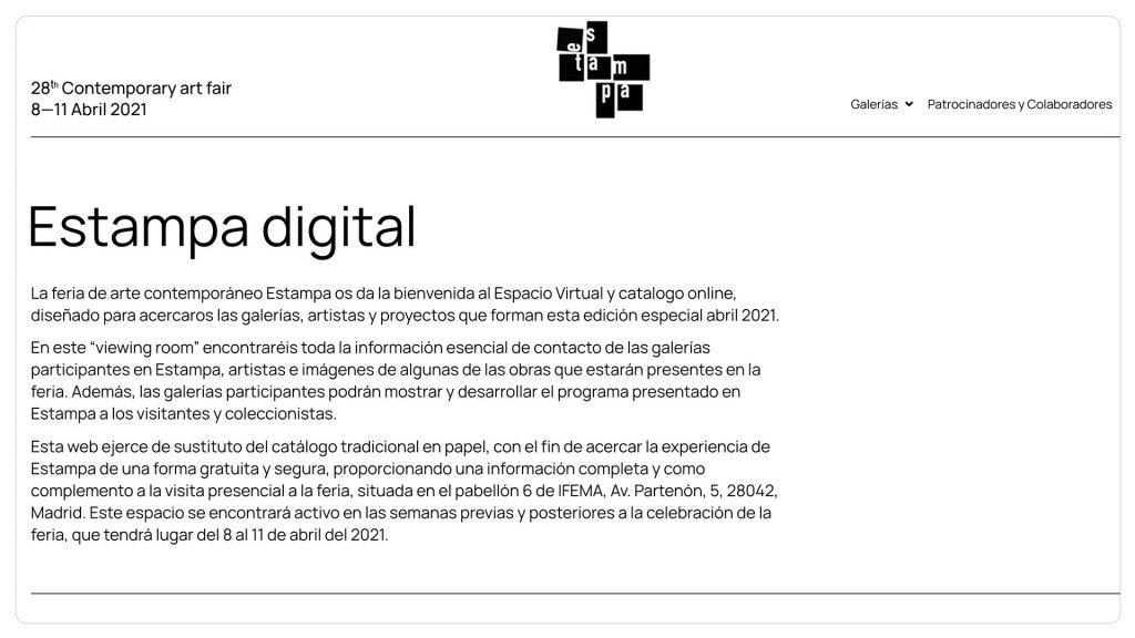 estampa catalogo